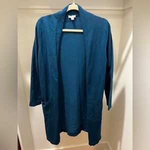 J. Jill Silk Blend Cardigan Size M‎ Petite